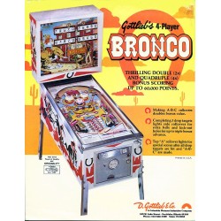 Flipper BRONCO Gottlieb 1977